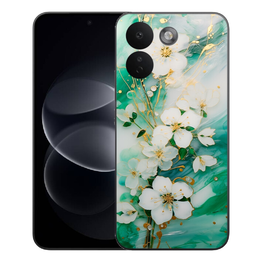 Gelový kryt mmCase na Xiaomi Redmi Note 17 Pro Max 5G - něžné květy