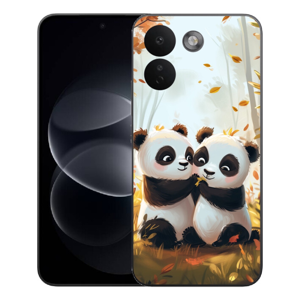 Gelový kryt mmCase na Xiaomi Redmi Note 17 Pro Max 5G - pandy