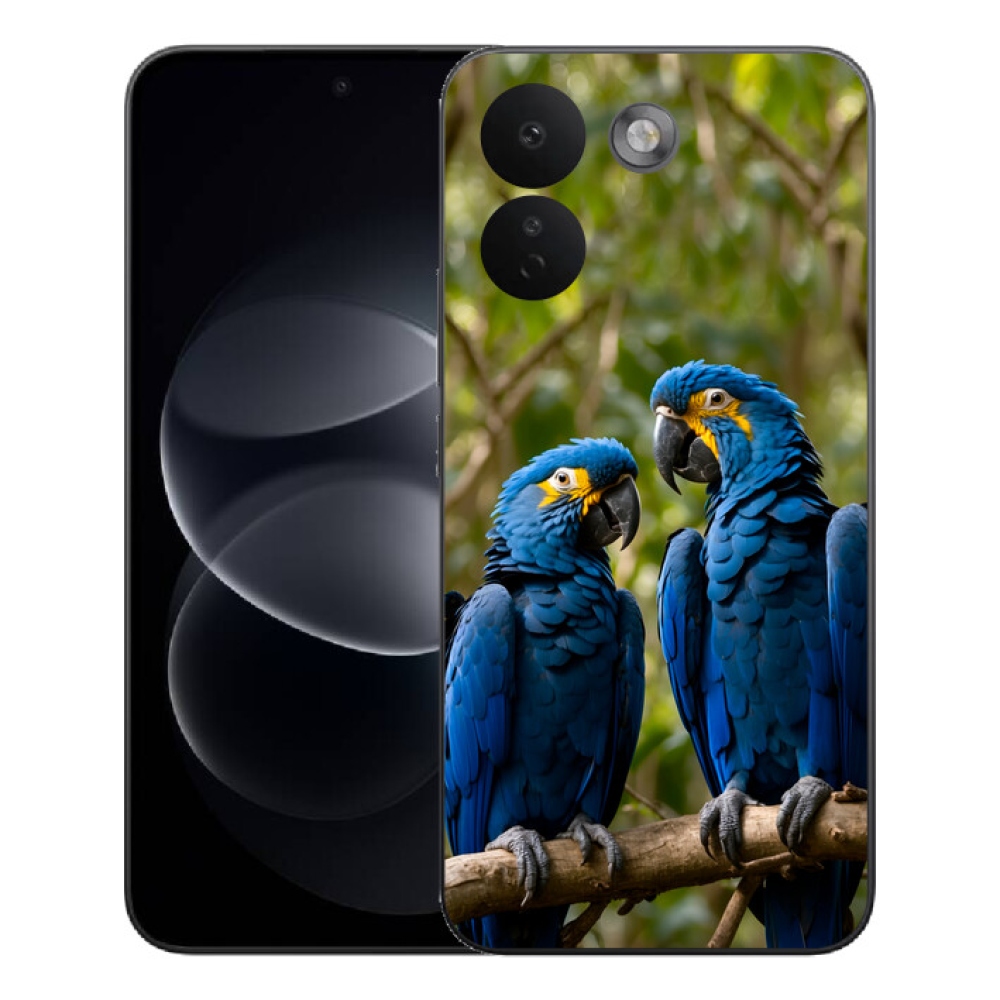 Gelový kryt mmCase na Xiaomi Redmi Note 17 Pro Max 5G - papouščí duo
