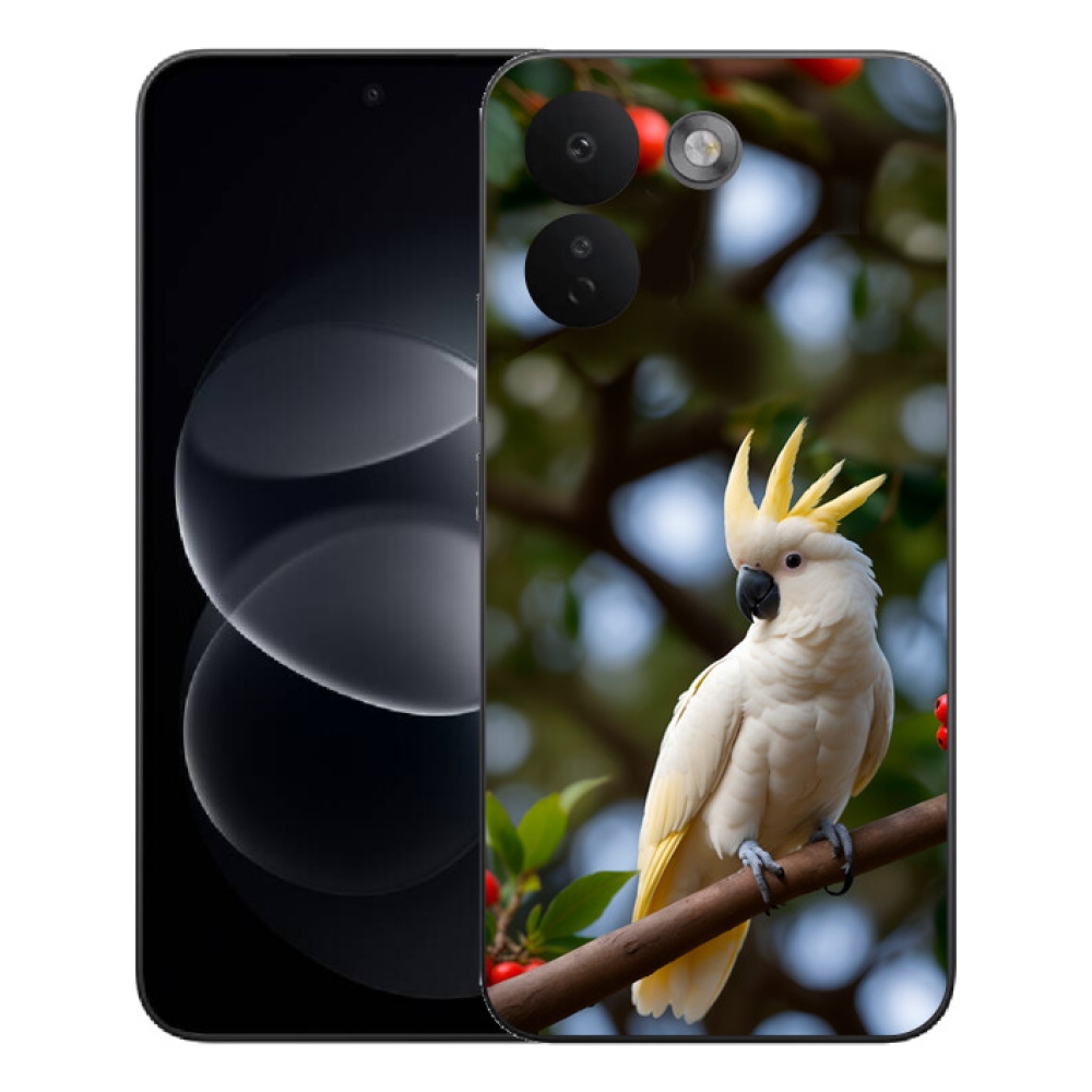 Gelový kryt mmCase na Xiaomi Redmi Note 17 Pro Max 5G - papoušek kakadu 3