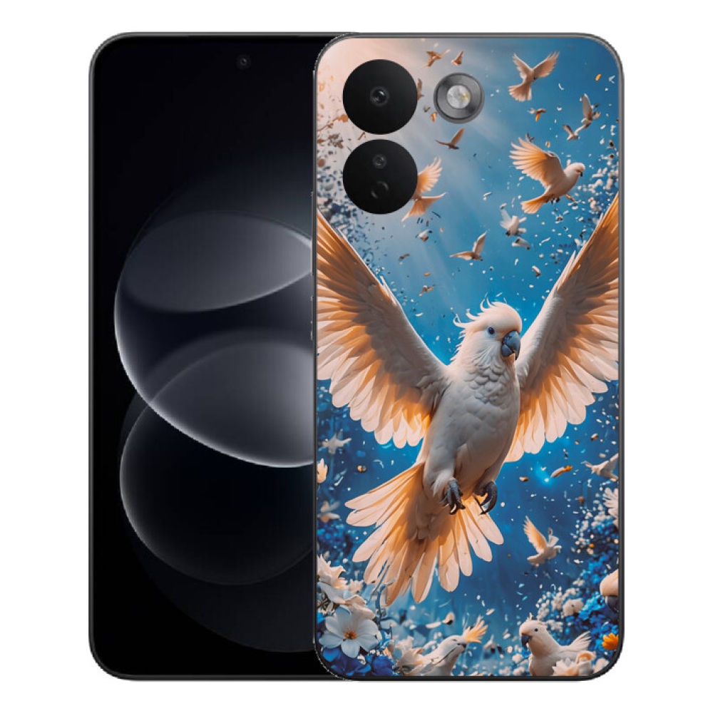 Gelový kryt mmCase na Xiaomi Redmi Note 17 Pro Max 5G - papoušek kakadu