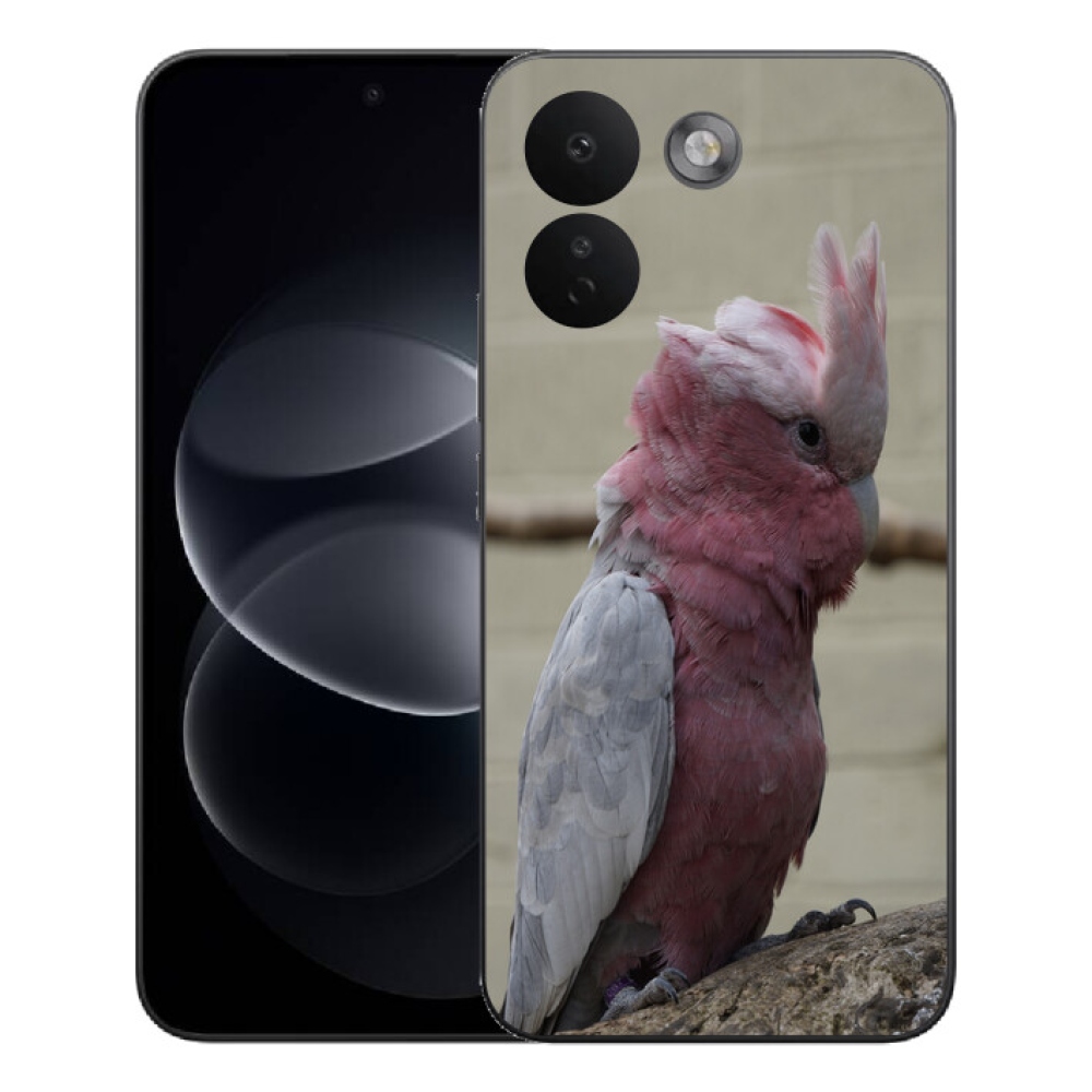 Gelový kryt mmCase na Xiaomi Redmi Note 17 Pro Max 5G - papoušek kakadu růžový