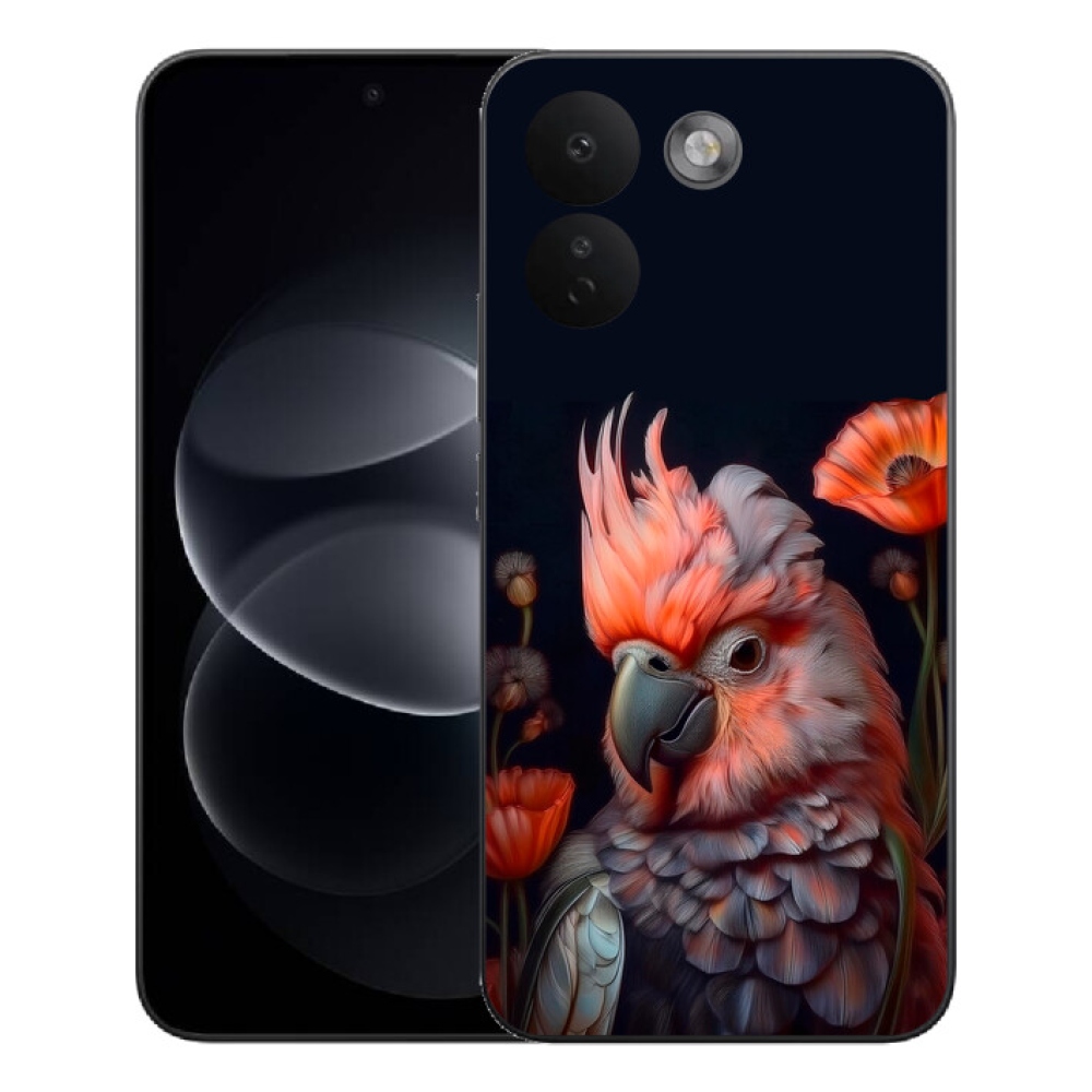 Gelový kryt mmCase na Xiaomi Redmi Note 17 Pro Max 5G - papoušek kakadu v barvách