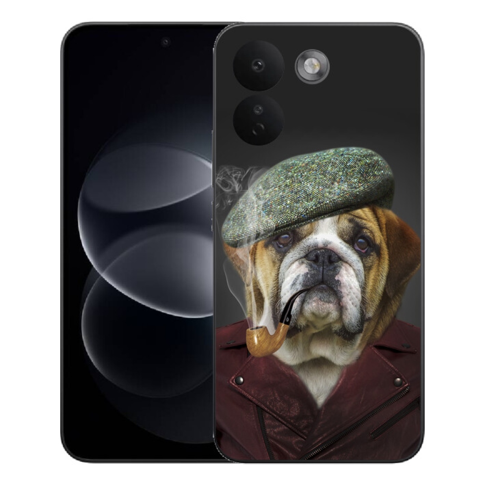 Gelový kryt mmCase na Xiaomi Redmi Note 17 Pro Max 5G - pes s fajfkou