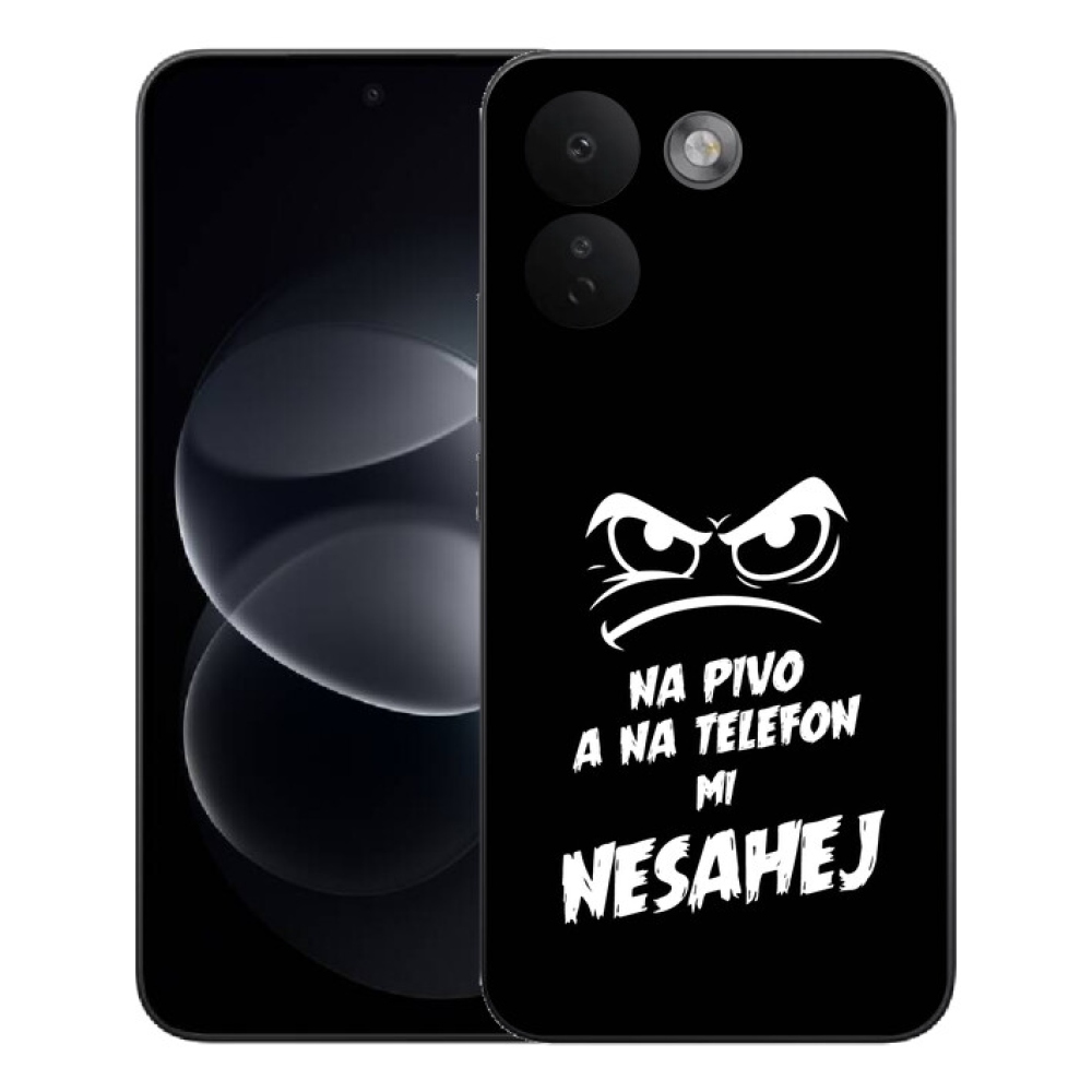 Gelový kryt mmCase na Xiaomi Redmi Note 17 Pro Max 5G - pivní motiv 2 černé pozadí