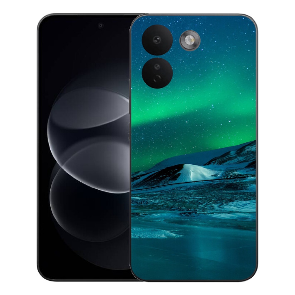 Gelový kryt mmCase na Xiaomi Redmi Note 17 Pro Max 5G - polární záře