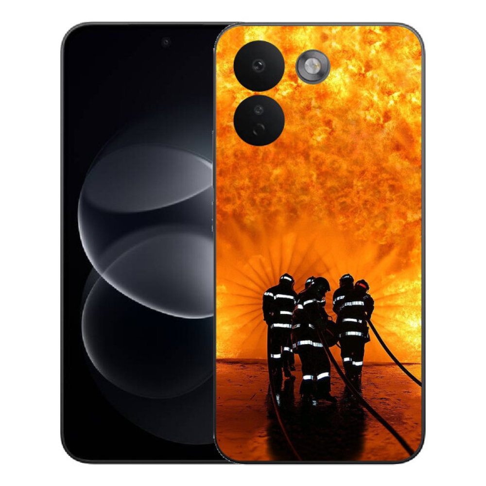 Gelový kryt mmCase na Xiaomi Redmi Note 17 Pro Max 5G - požár