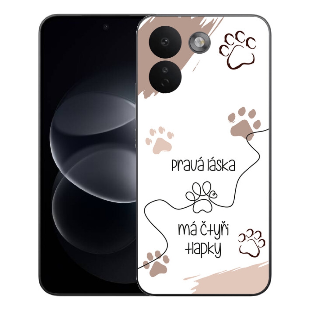 Gelový kryt mmCase na Xiaomi Redmi Note 17 Pro Max 5G - psí motiv 1 bílé pozadí