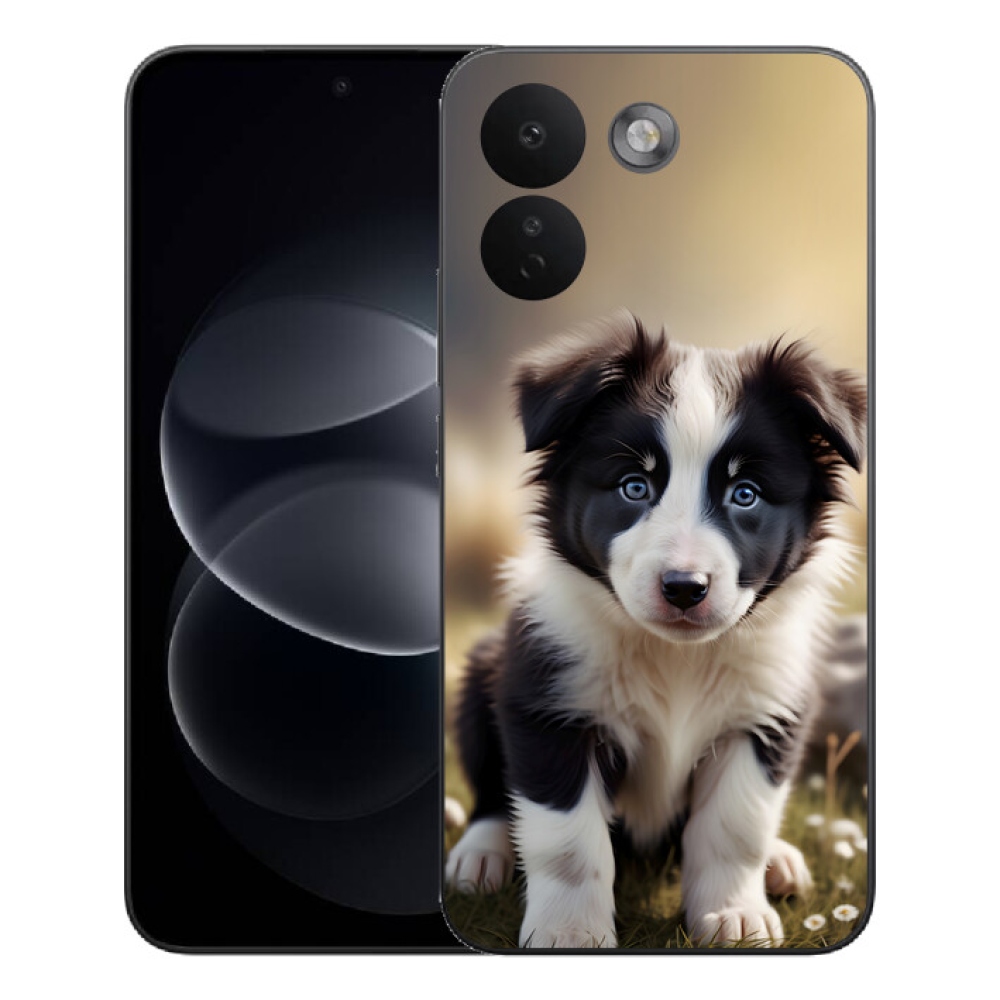 Gelový kryt mmCase na Xiaomi Redmi Note 17 Pro Max 5G - roztomilá border kolie