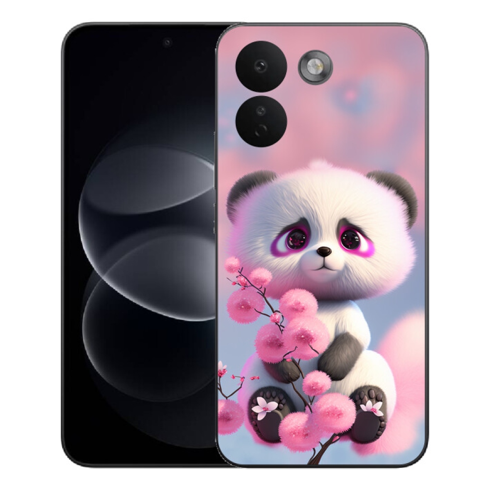 Gelový kryt mmCase na Xiaomi Redmi Note 17 Pro Max 5G - roztomilá panda 1