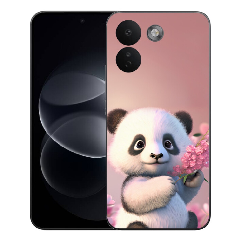 Gelový kryt mmCase na Xiaomi Redmi Note 17 Pro Max 5G - roztomilá panda