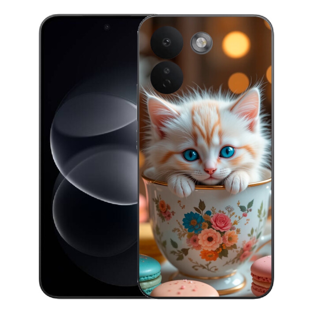Gelový kryt mmCase na Xiaomi Redmi Note 17 Pro Max 5G - roztomilé kotě 6