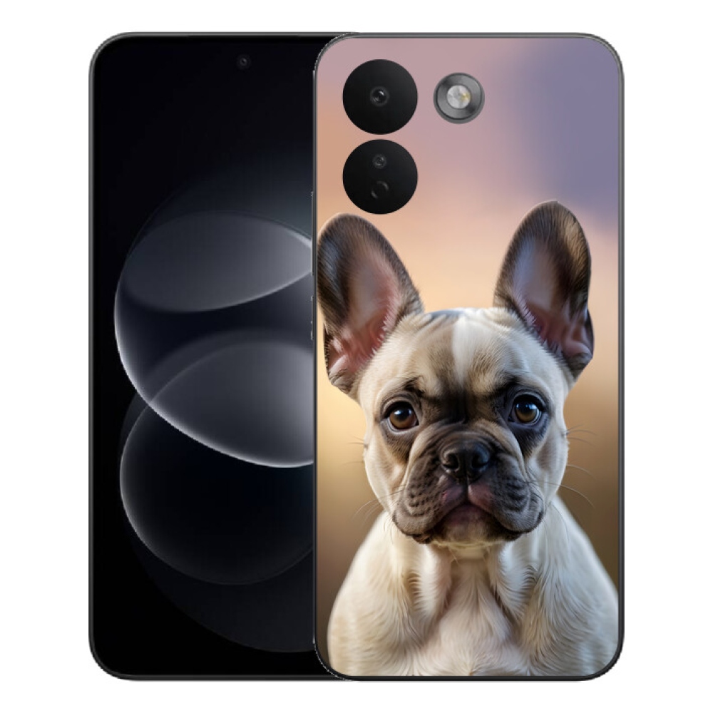Gelový kryt mmCase na Xiaomi Redmi Note 17 Pro Max 5G - roztomilý francouzský buldoček