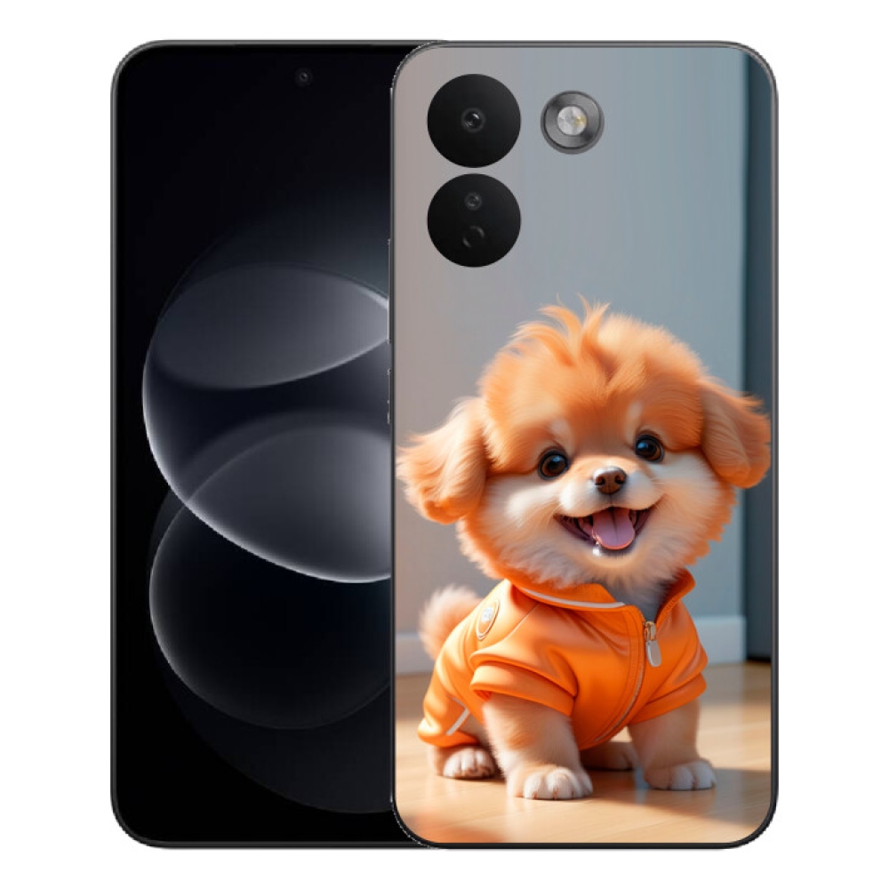 Gelový kryt mmCase na Xiaomi Redmi Note 17 Pro Max 5G - roztomilý pomeranian v mikině