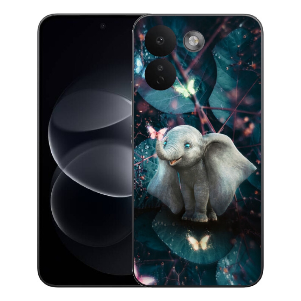 Gelový kryt mmCase na Xiaomi Redmi Note 17 Pro Max 5G - roztomilý slon