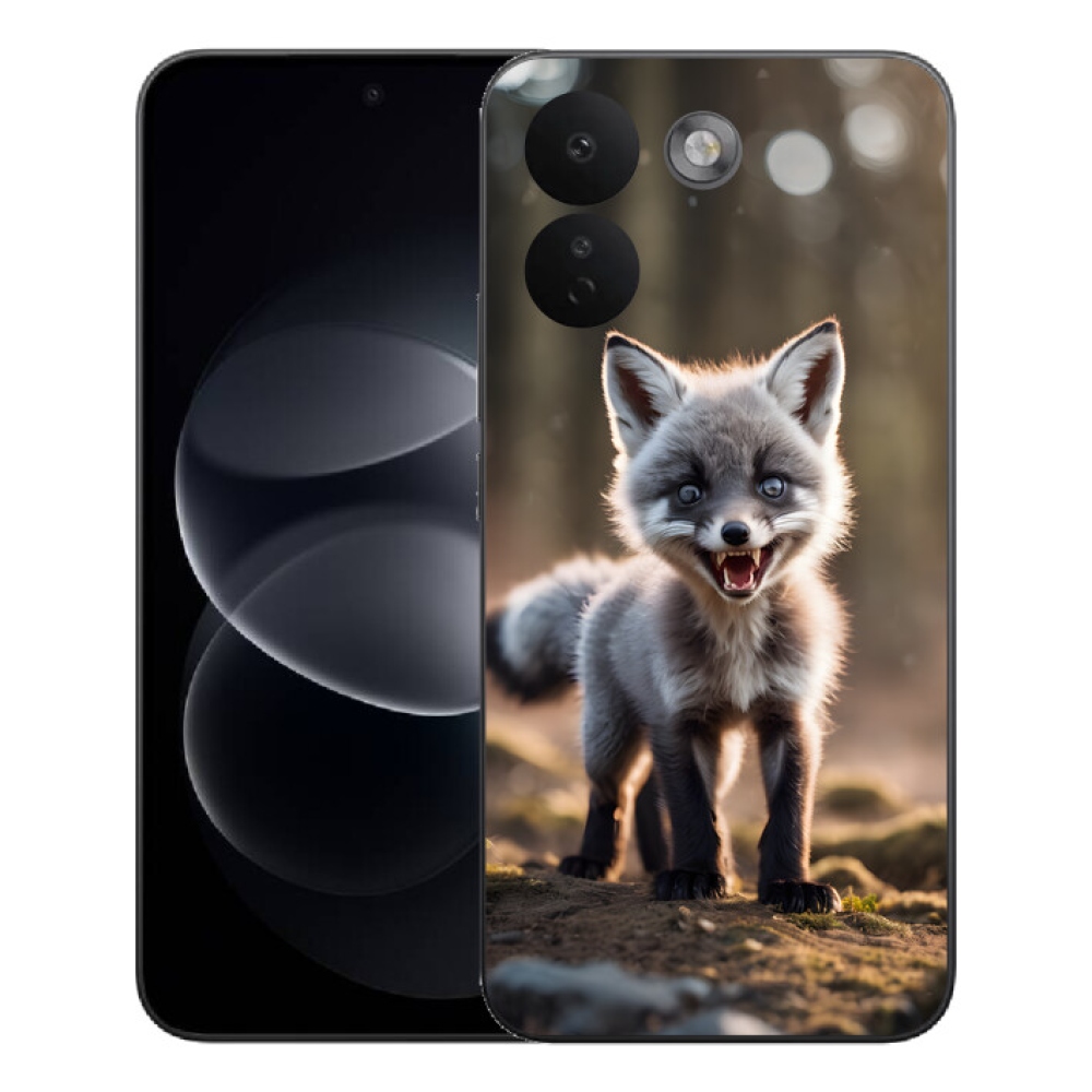 Gelový kryt mmCase na Xiaomi Redmi Note 17 Pro Max 5G - rozzuřená liška