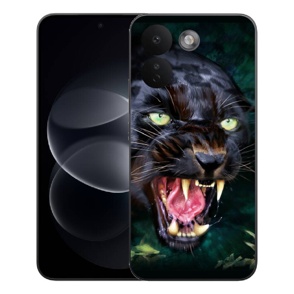 Gelový kryt mmCase na Xiaomi Redmi Note 17 Pro Max 5G - rozzuřený černý panter