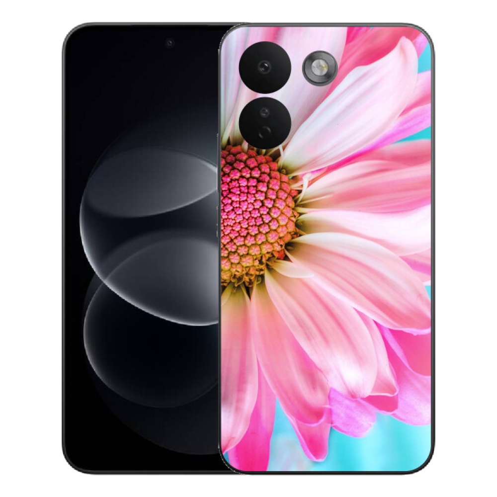 Gelový kryt mmCase na Xiaomi Redmi Note 17 Pro Max 5G - růžová květina