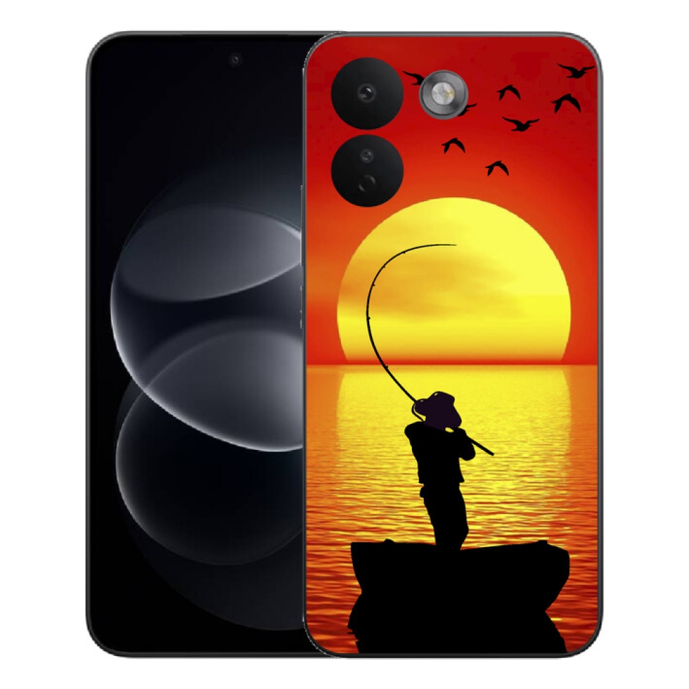 Gelový kryt mmCase na Xiaomi Redmi Note 17 Pro Max 5G - rybaření