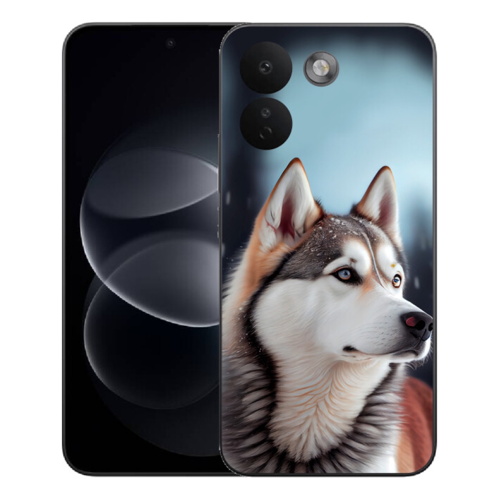 Gelový kryt mmCase na Xiaomi Redmi Note 17 Pro Max 5G - sibiřský husky