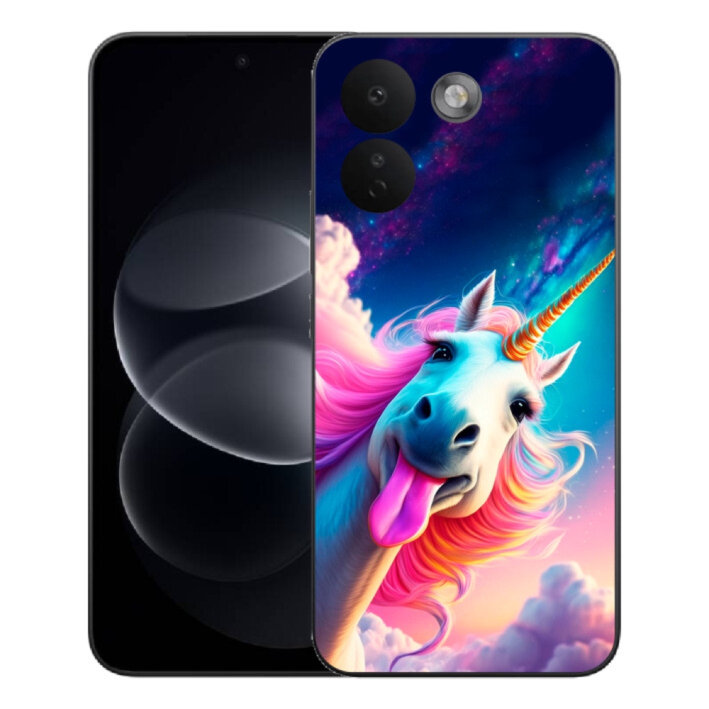 Gelový kryt mmCase na Xiaomi Redmi Note 17 Pro Max 5G - šílený jednorožec