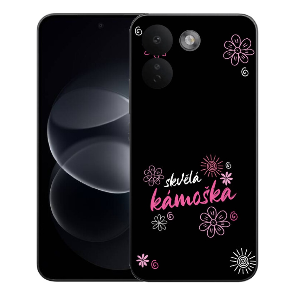 Gelový kryt mmCase na Xiaomi Redmi Note 17 Pro Max 5G - skvělá kámoška černé pozadí