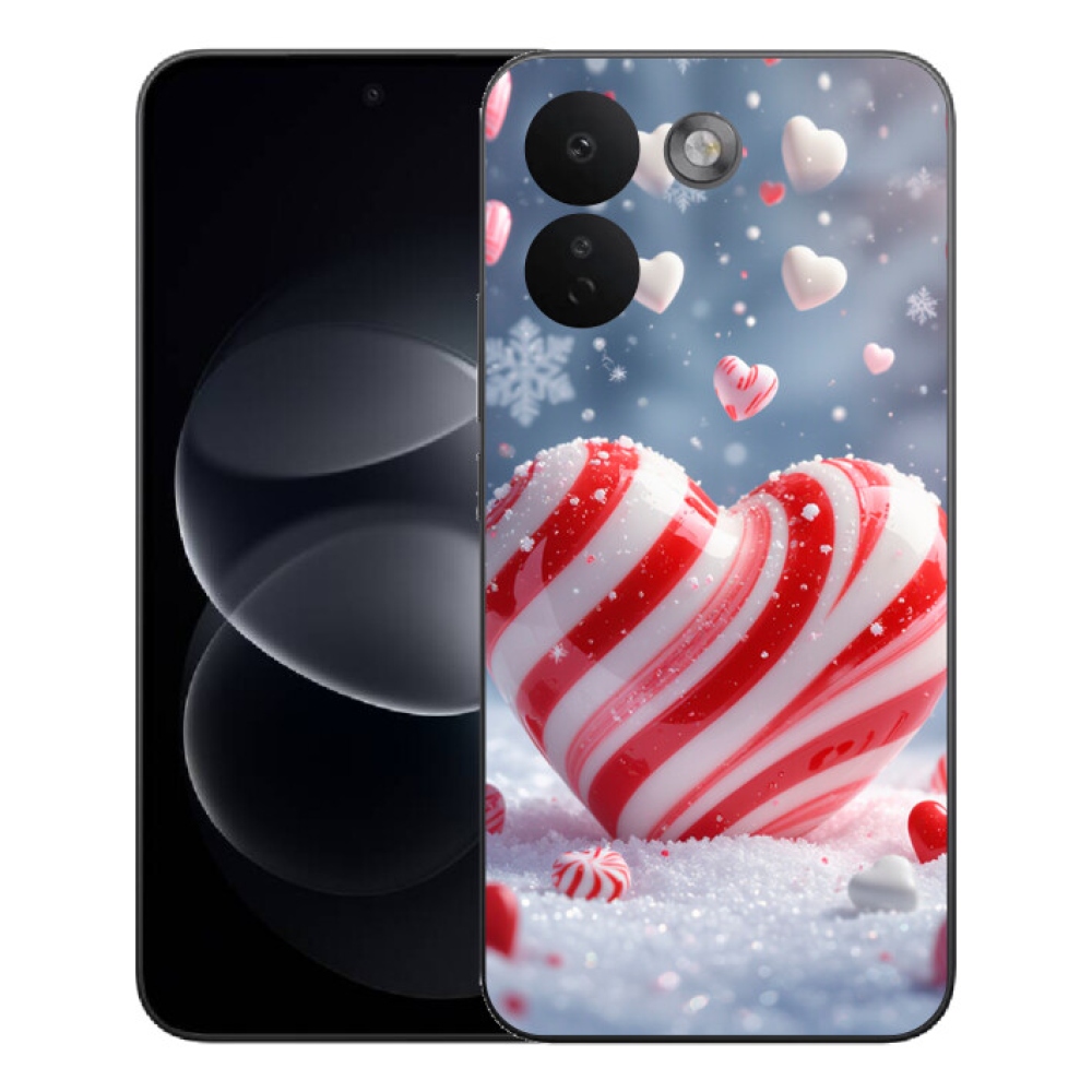 Gelový kryt mmCase na Xiaomi Redmi Note 17 Pro Max 5G - sladké srdce