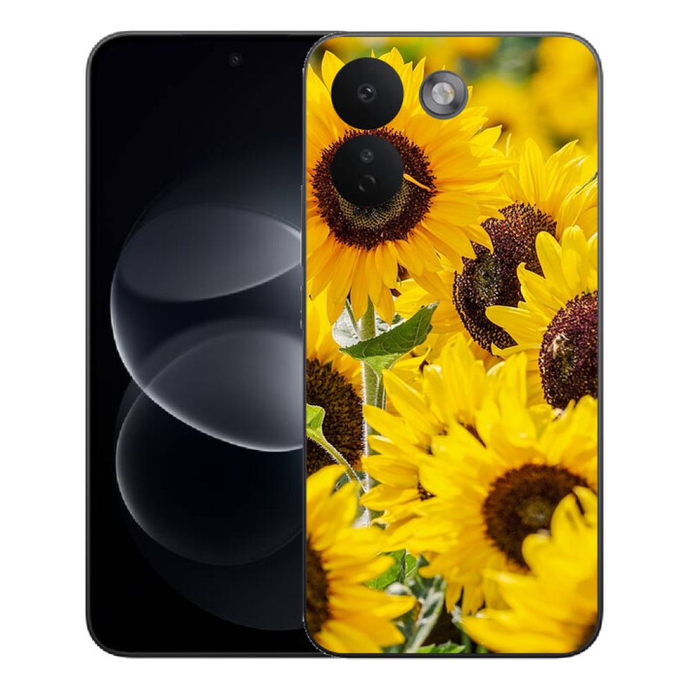Gelový kryt mmCase na Xiaomi Redmi Note 17 Pro Max 5G - slunečnice
