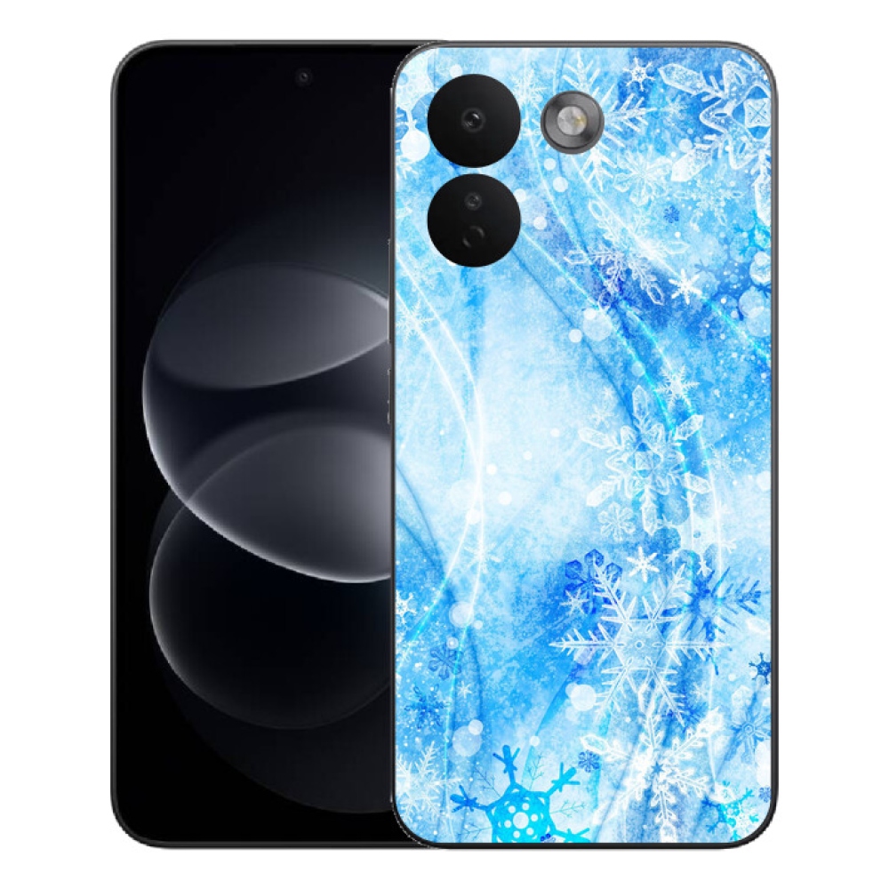 Gelový kryt mmCase na Xiaomi Redmi Note 17 Pro Max 5G - sněhové vločky
