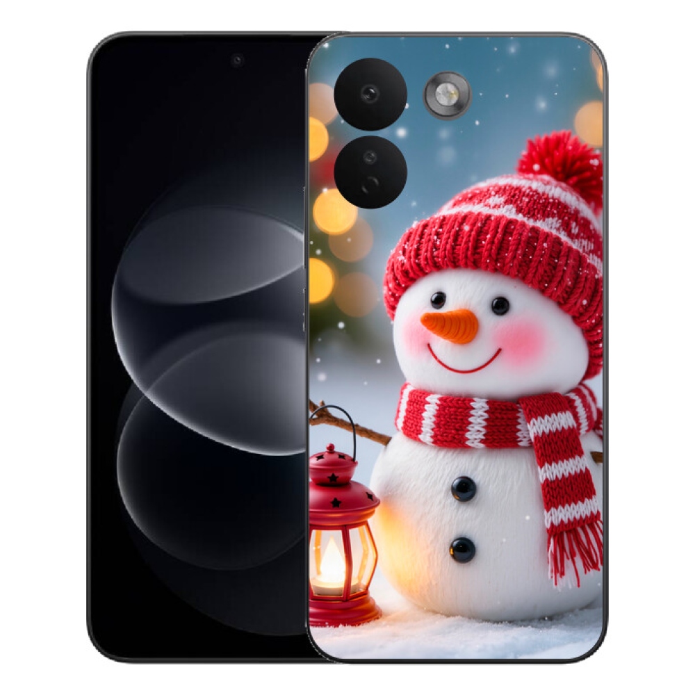 Gelový kryt mmCase na Xiaomi Redmi Note 17 Pro Max 5G - sněhulák 2