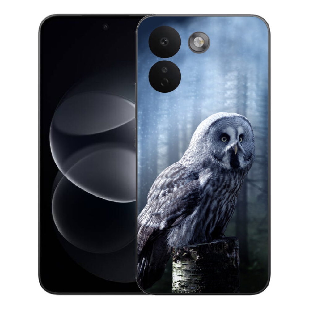 Gelový kryt mmCase na Xiaomi Redmi Note 17 Pro Max 5G - sova