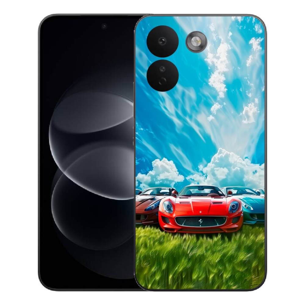 Gelový kryt mmCase na Xiaomi Redmi Note 17 Pro Max 5G - sportovní vozy