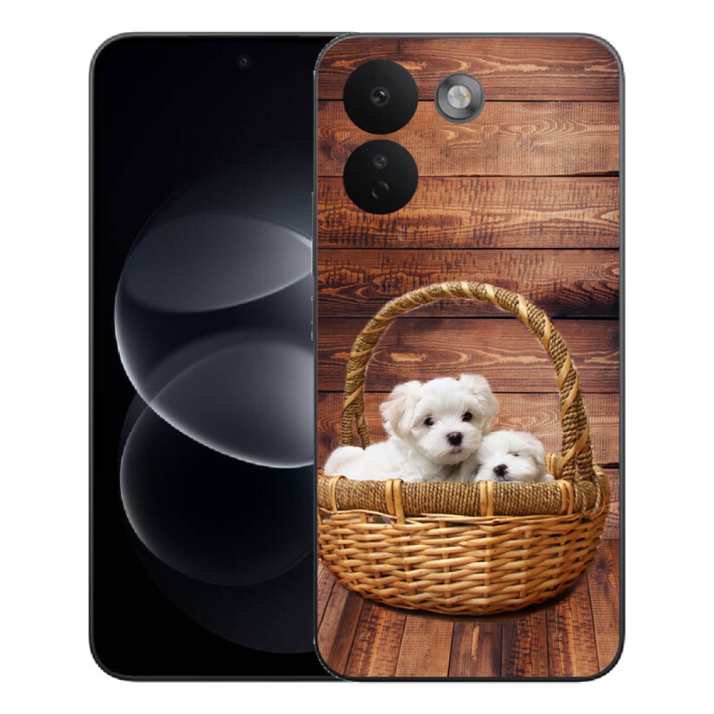 Gelový kryt mmCase na Xiaomi Redmi Note 17 Pro Max 5G - štěňátka