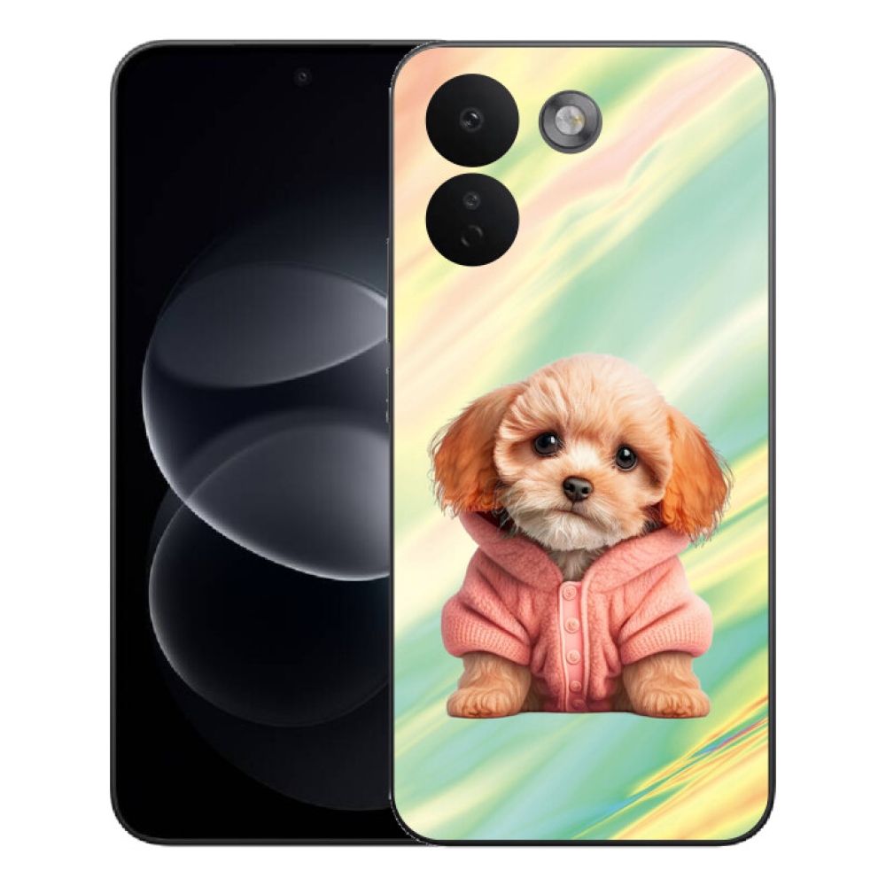 Gelový kryt mmCase na Xiaomi Redmi Note 17 Pro Max 5G - štěně ve svetru
