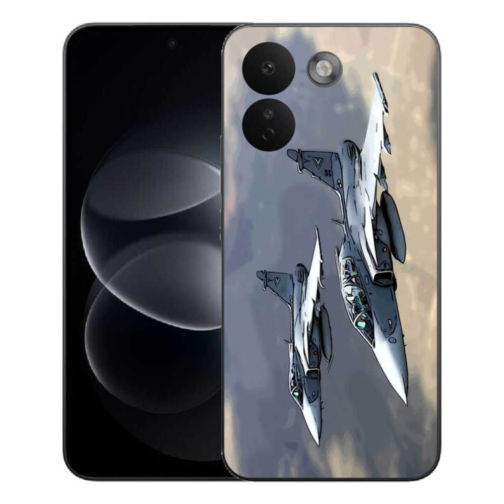 Gelový kryt mmCase na Xiaomi Redmi Note 17 Pro Max 5G - stíhačky