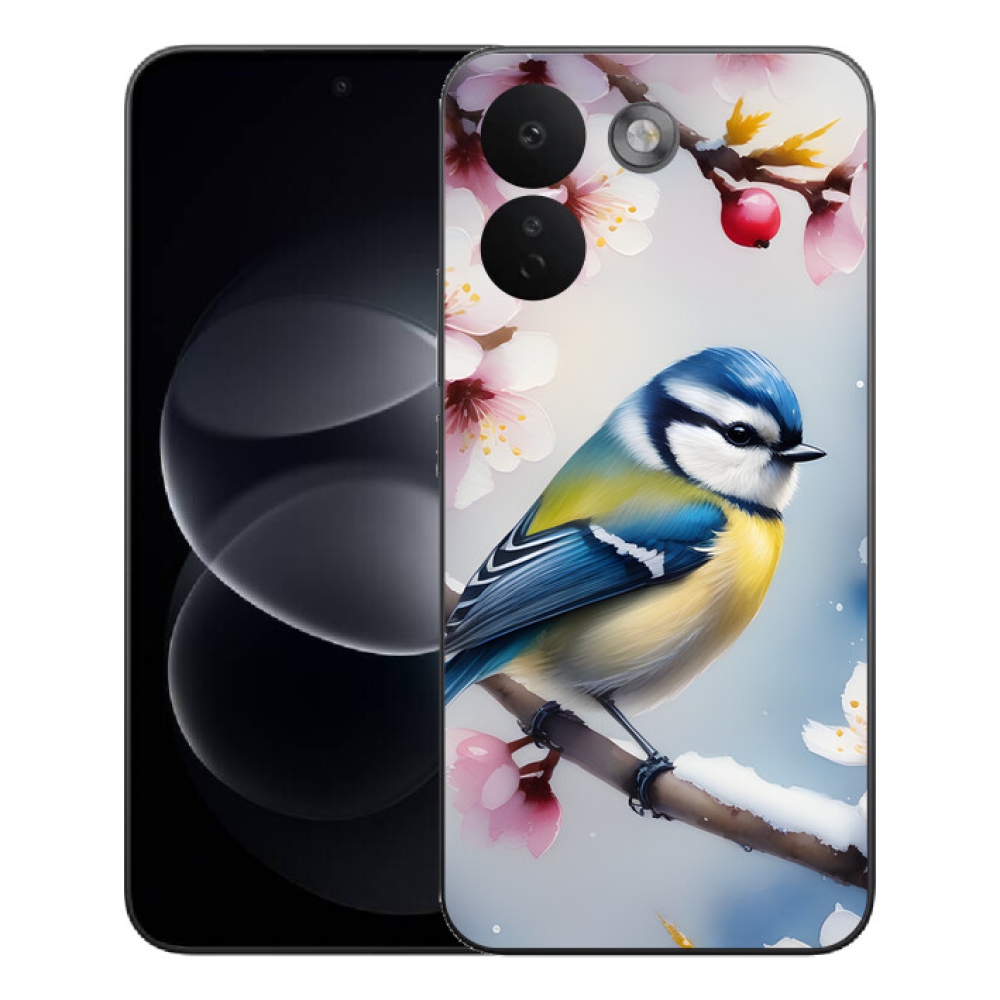 Gelový kryt mmCase na Xiaomi Redmi Note 17 Pro Max 5G - sýkorka