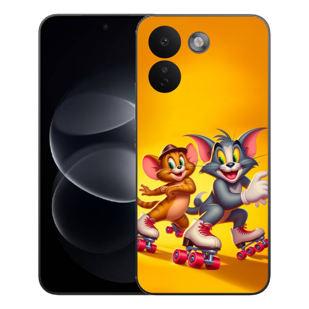 Gelový kryt mmCase na Xiaomi Redmi Note 17 Pro Max 5G - tom a jerry