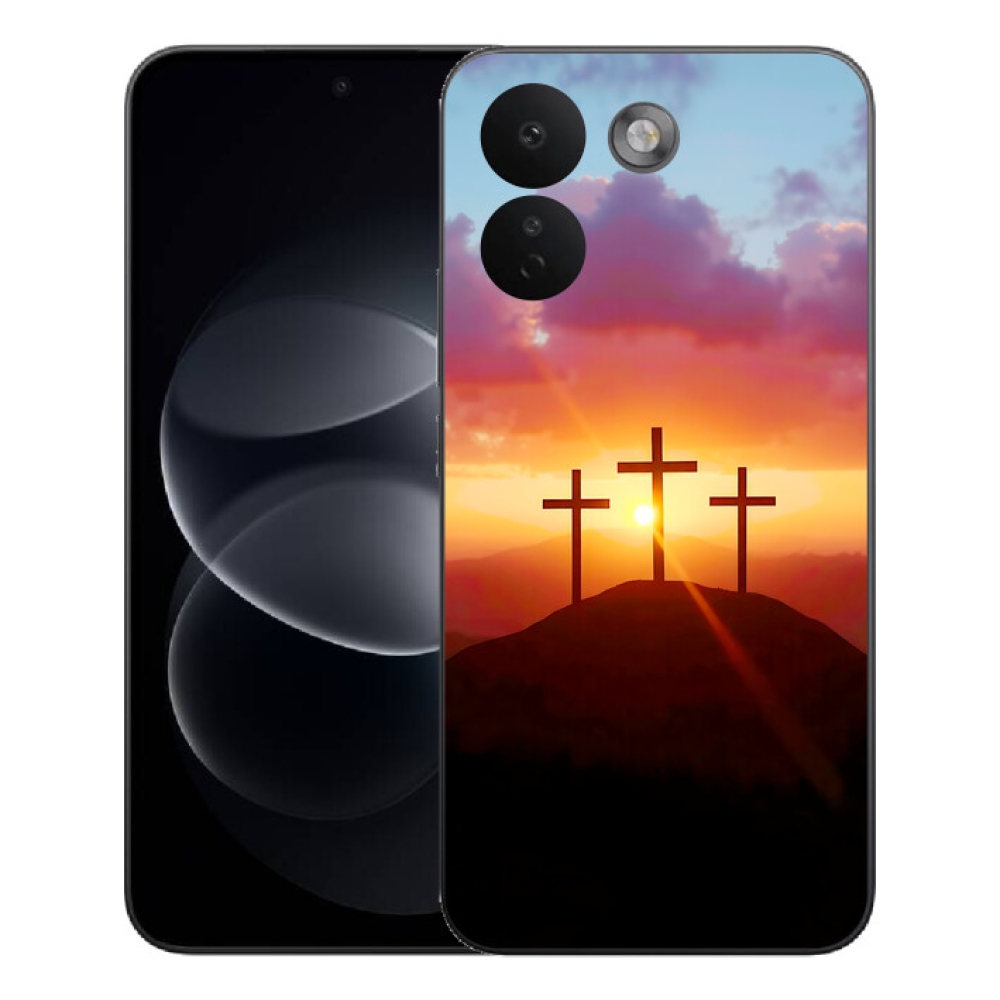 Gelový kryt mmCase na Xiaomi Redmi Note 17 Pro Max 5G - tři kříže