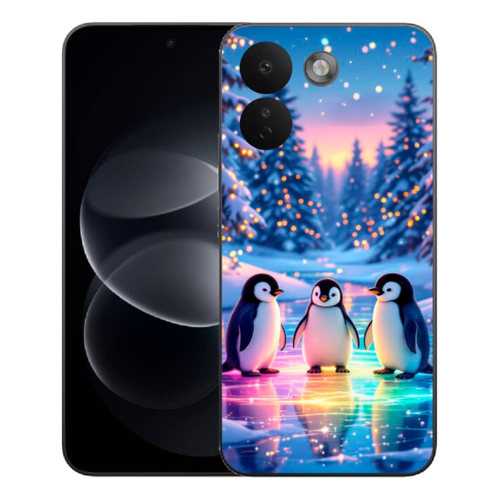 Gelový kryt mmCase na Xiaomi Redmi Note 17 Pro Max 5G - tučnáci
