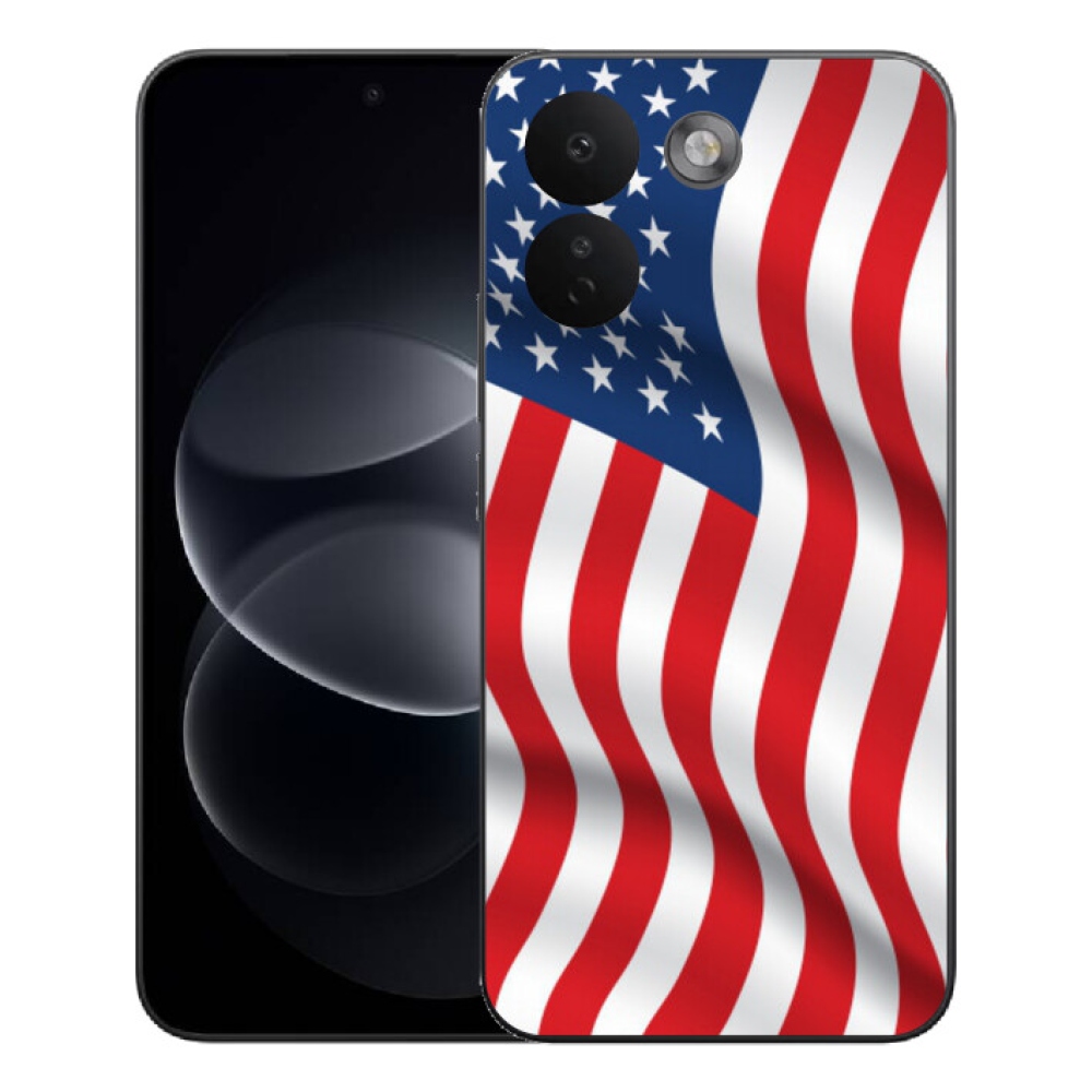 Gelový kryt mmCase na Xiaomi Redmi Note 17 Pro Max 5G - USA vlajka