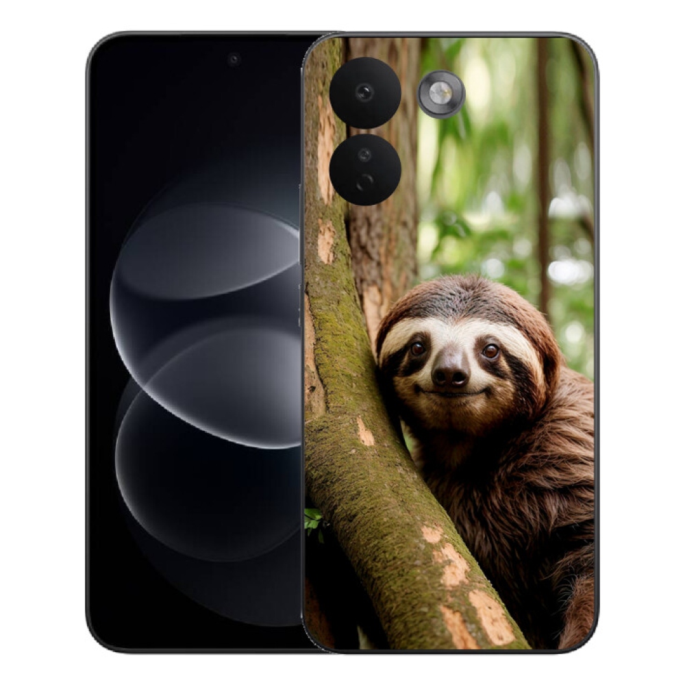 Gelový kryt mmCase na Xiaomi Redmi Note 17 Pro Max 5G - usměvavý lenochod