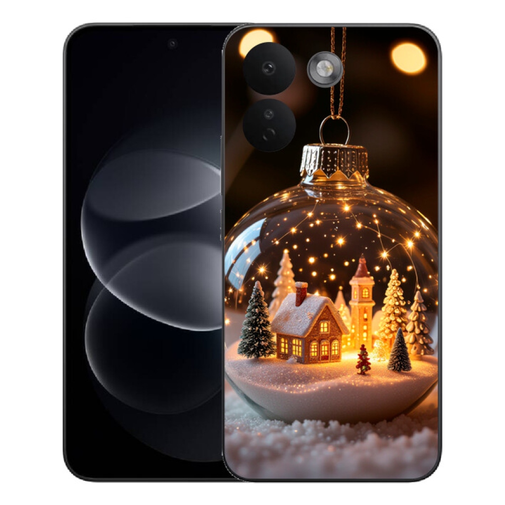 Gelový kryt mmCase na Xiaomi Redmi Note 17 Pro Max 5G - vánoční koule 3