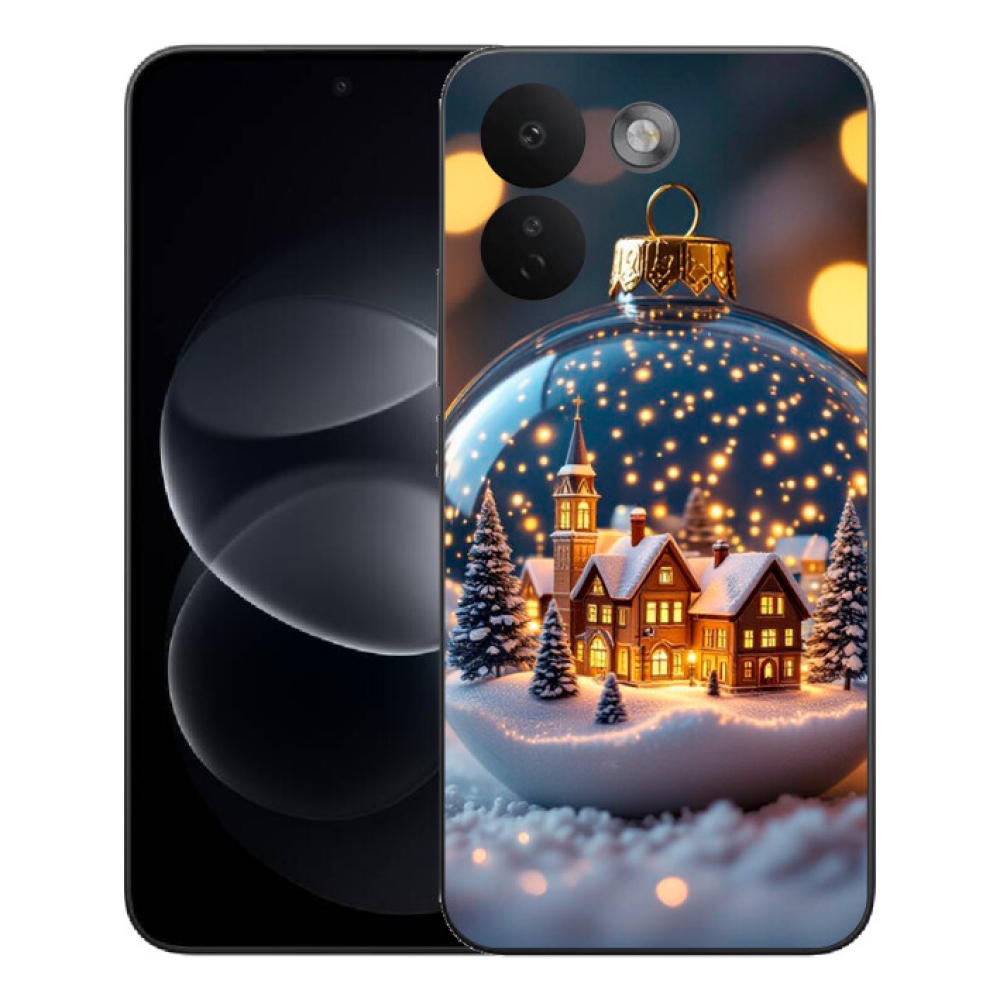Gelový kryt mmCase na Xiaomi Redmi Note 17 Pro Max 5G - vánoční koule 4