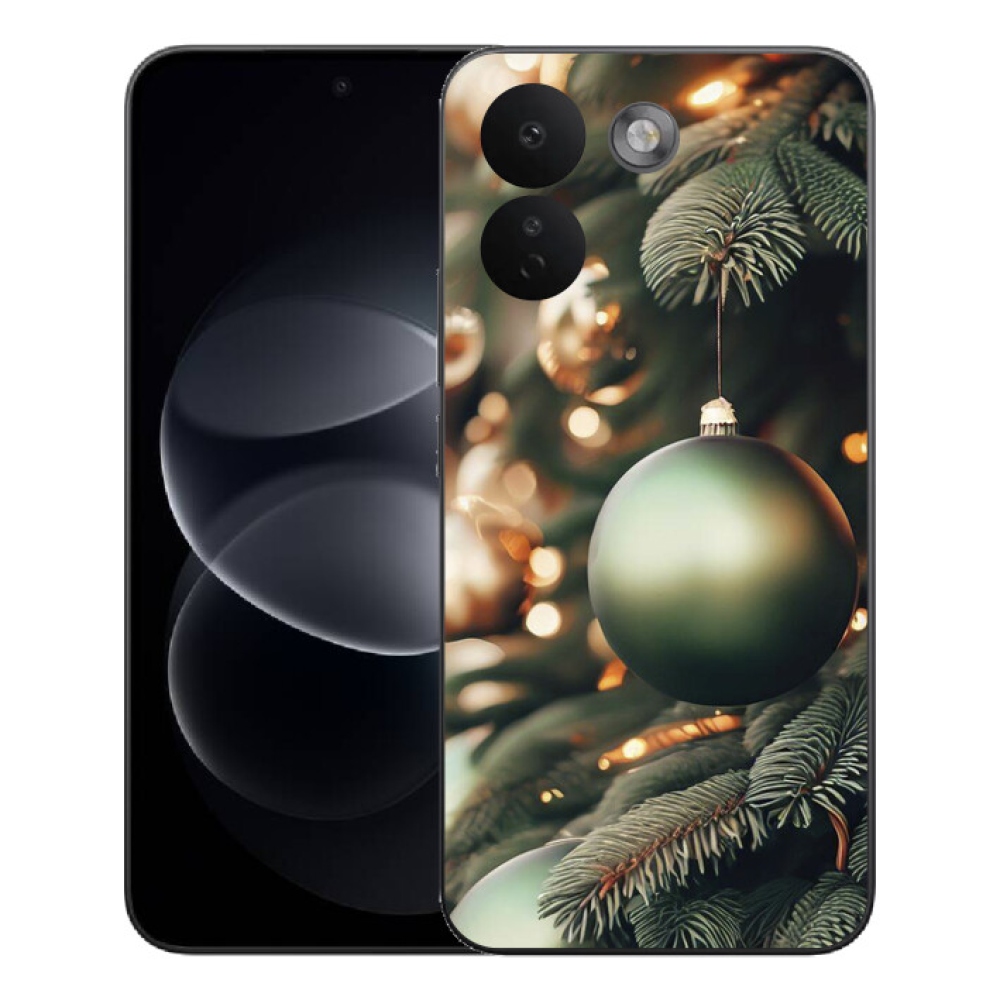 Gelový kryt mmCase na Xiaomi Redmi Note 17 Pro Max 5G - vánoční ozdoby 1