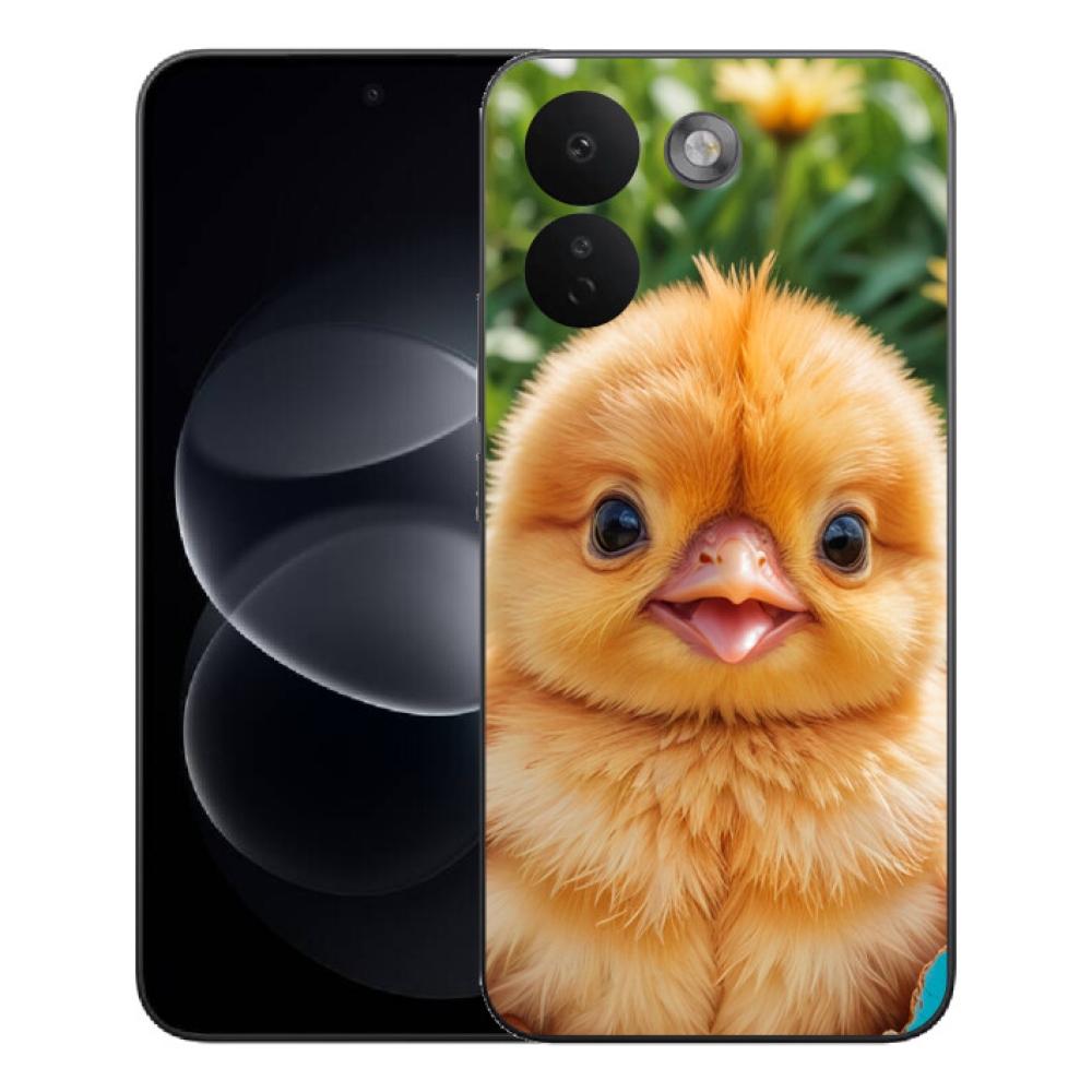 Gelový kryt mmCase na Xiaomi Redmi Note 17 Pro Max 5G - veselé kuřátko