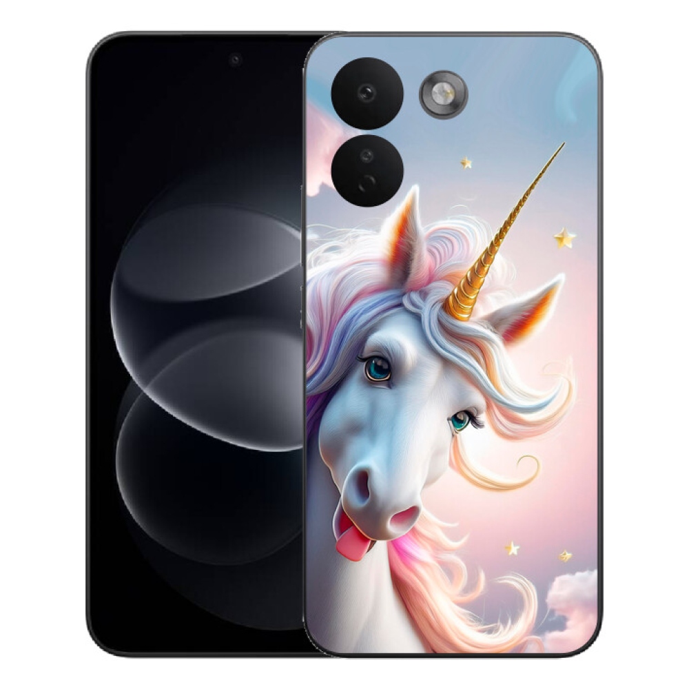 Gelový kryt mmCase na Xiaomi Redmi Note 17 Pro Max 5G - veselý jednorožec