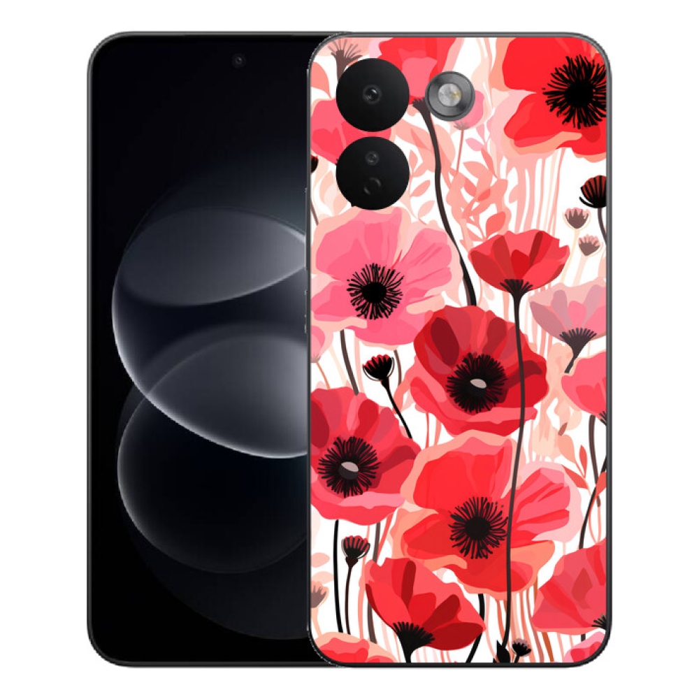 Gelový kryt mmCase na Xiaomi Redmi Note 17 Pro Max 5G - vlčí mák 1