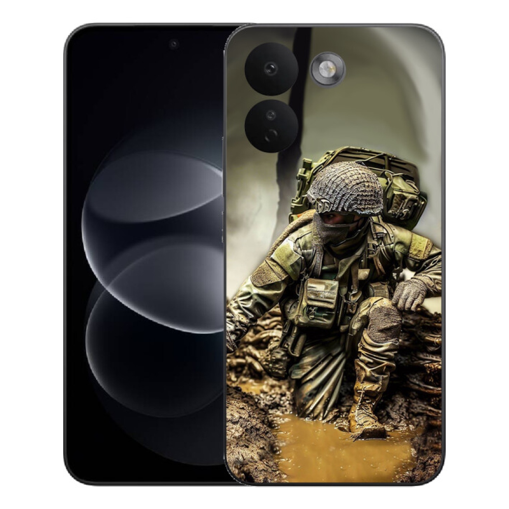 Gelový kryt mmCase na Xiaomi Redmi Note 17 Pro Max 5G - voják