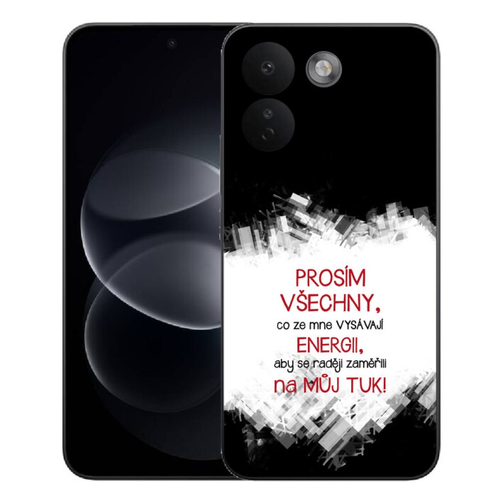 Gelový kryt mmCase na Xiaomi Redmi Note 17 Pro Max 5G - vtipný text 1 červený