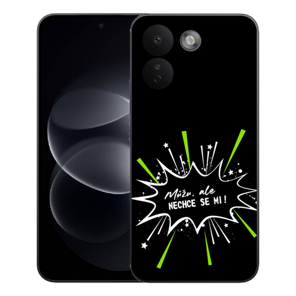 Gelový kryt mmCase na Xiaomi Redmi Note 17 Pro Max 5G - vtipný text 11 černé pozadí